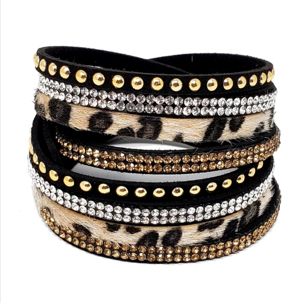 Cheetah Wrap Bracelet